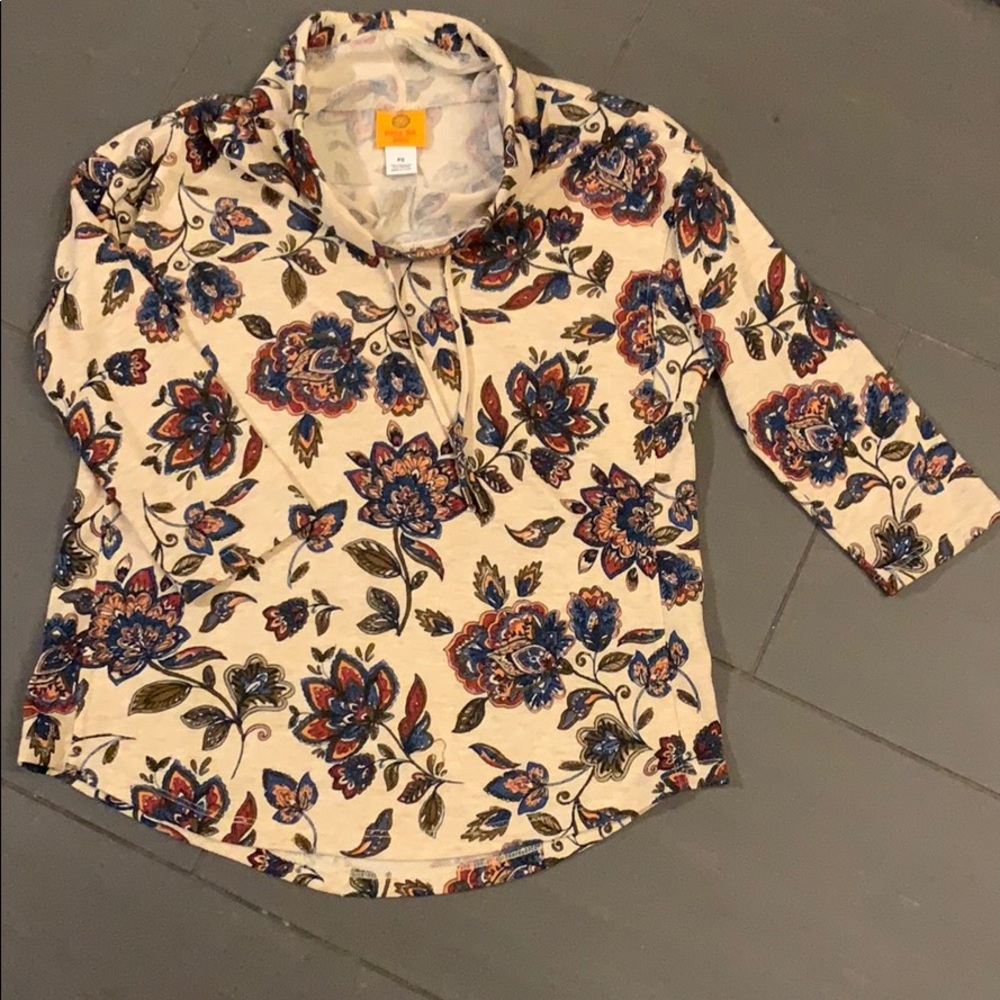 Ruby Road Cowl Neck Top